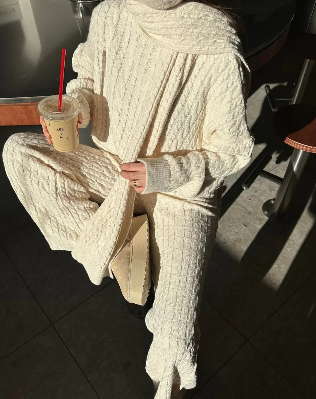 Velour Three Pc Luxe Knit cords set - Image 6