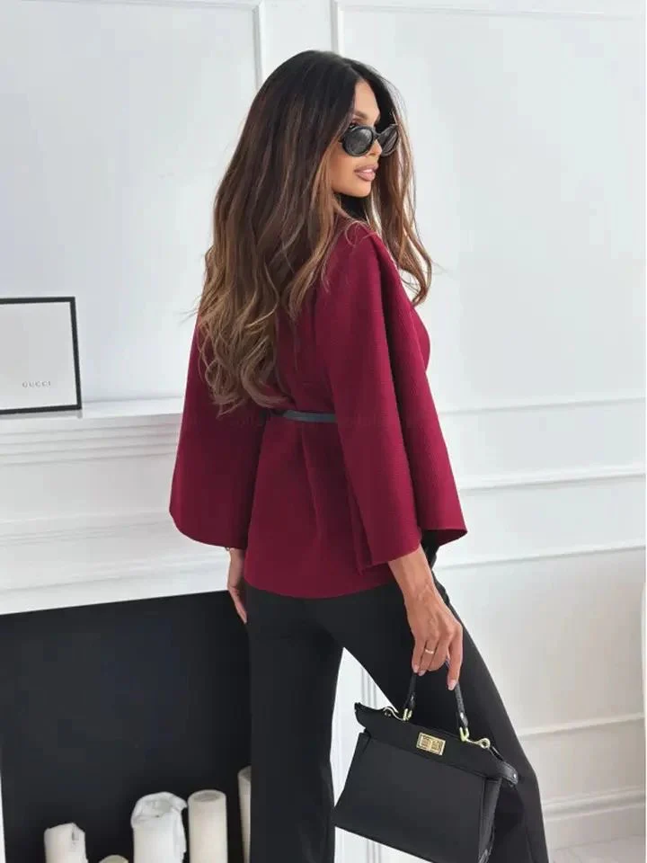 Vihana Cape With Belt - Image 6