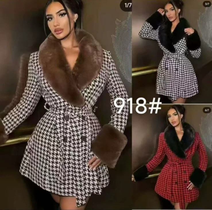 Winter Charm Luxe Trench Coat - Image 5