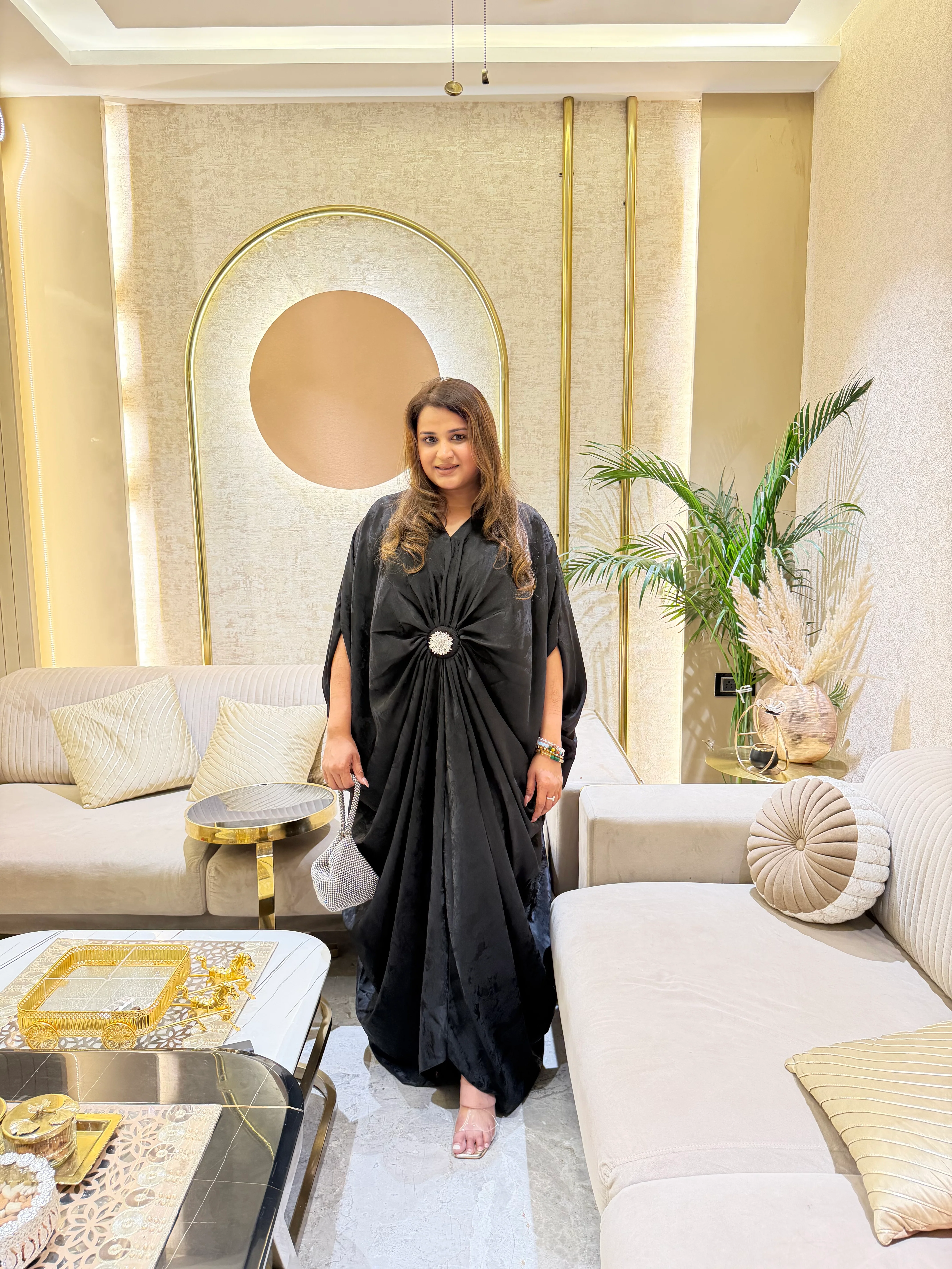 Zafraan Drape Kaftan - Image 2