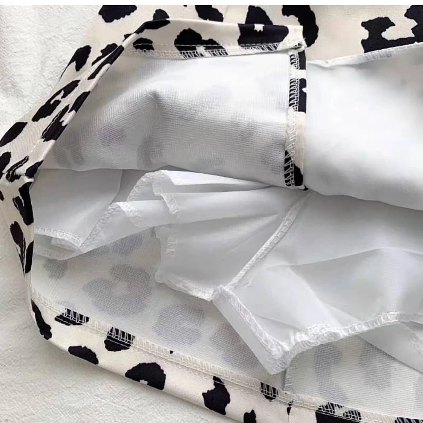 Zebra print bag belted skirt - Image 7