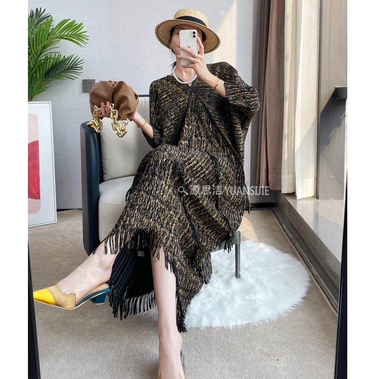 Zora Pleated Dress - Image 7
